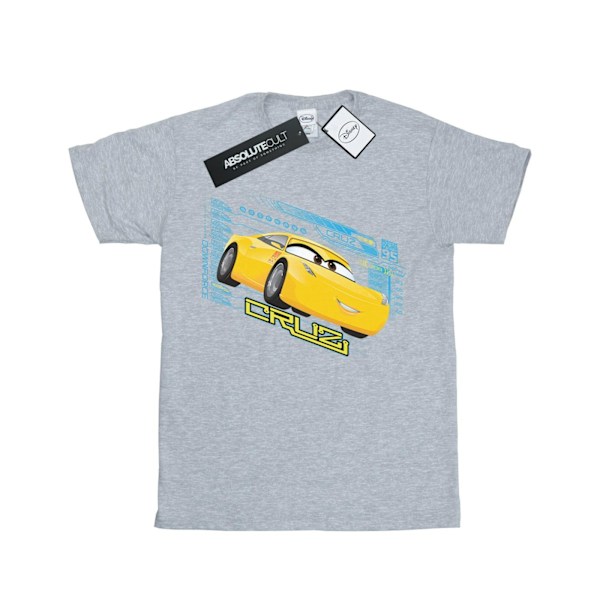 Disney Cars Cruz Ramirez T-shirt för pojkar 5-6 år Sports Grey Sports Grey 5-6 Years