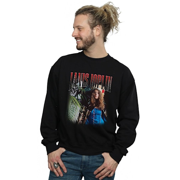 Janis Joplin Herr Baron Homage Sweatshirt XXL Svart Black XXL