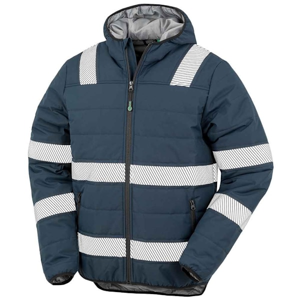 Result Äkta Återvunnen Unisex Vuxen Ripstop Säkerhetsjacka 4XL Navy 4XL