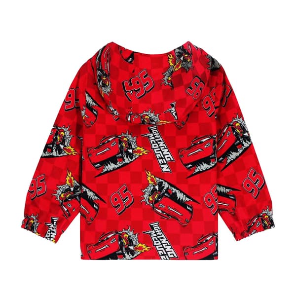 Bilar Barn/Kids Blixten McQueen Lättviktsjacka med huva Red 3-4 Years