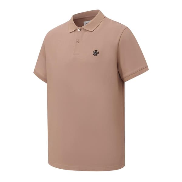 Pretty Green Pikétröja i bomull för män S Mörkbeige Dark Beige S