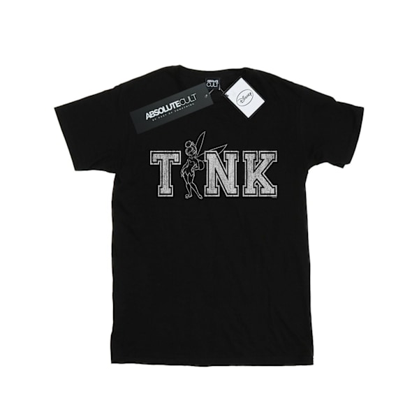 Disney Girls Tinker Bell Collegiate Tink Bomull T-shirt 12-13 år Black 12-13 Years