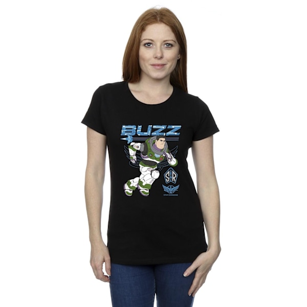 Disney Dam/Kvinnor Lightyear Buzz Run To Action Bomull T-Shir Black M