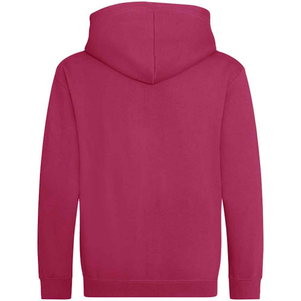 AWDis Cool Barn/Barn Zoodie Full Zip Hoodie 5-6 År Hot Hot Pink 5-6 Years