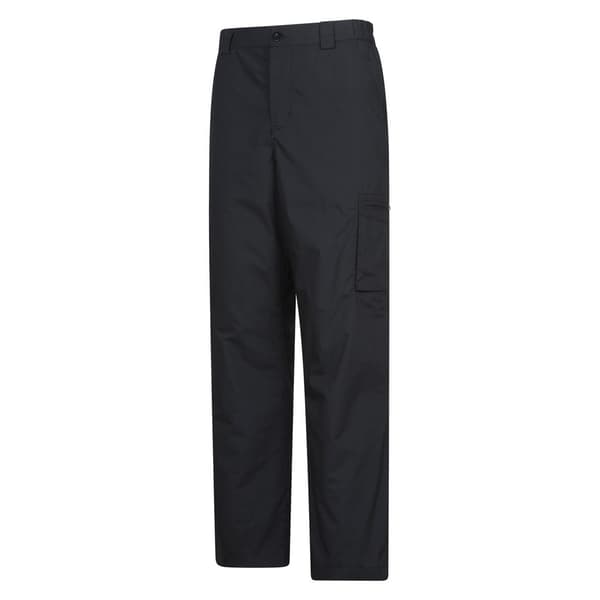 Mountain Warehouse Delta Fleecefodrade Vinterbyxor för Herrar - Normal Passform Black 38R
