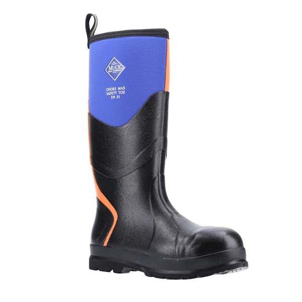 Muck Boots Unisex Vuxen Chore Max S5 Säkerhets Wellington 11 UK Blue/Orange 11 UK