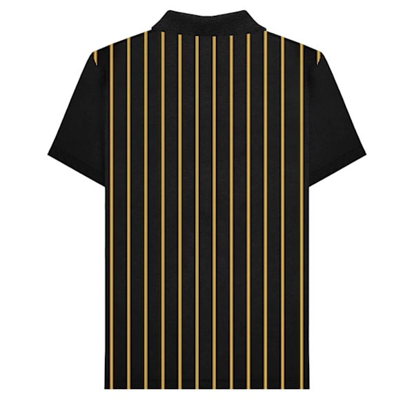 Lambretta Herr Pinstripe Pikétröja 3XL Svart/Guld Black/Gold 3XL