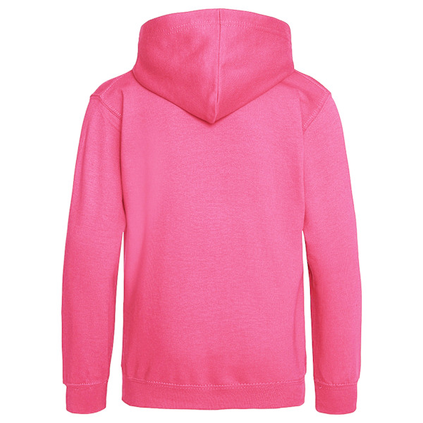 Awdis Barn Unisex Hoodie / Tröja / Zoodie 9-11 Hot Hot Pink 9-11