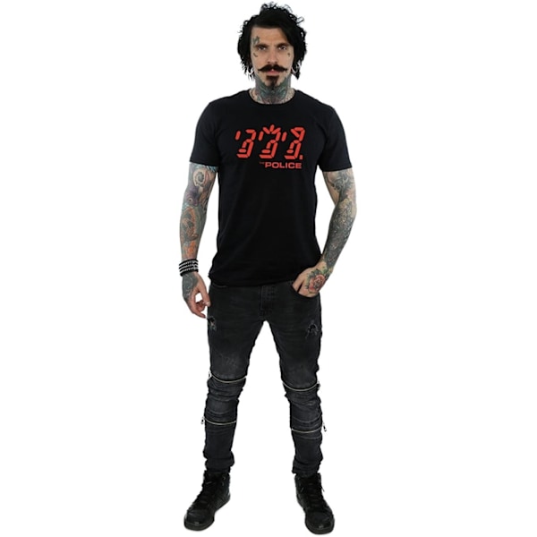 The Police Unisex Adult Icon T-Shirt M Svart/Röd Black/Red M