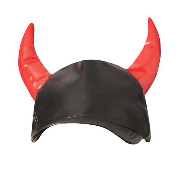 Smiffys Djävulshorn Keps One Size Svart/Röd Black/Red One Size