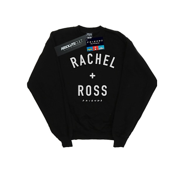 Friends Herr Rachel Och Ross Text Sweatshirt M Svart Black M