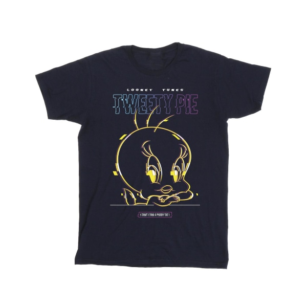 Looney Tunes Tweety Glitch T-shirt XXL Marinblå Navy Blue XXL