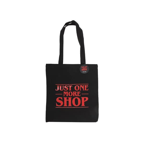 Something Different Just One More Shop Kasse i Polycotton En Black/Red One Size
