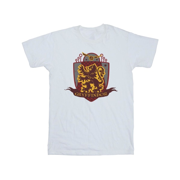Harry Potter Herr Gryffindor Chest Badge T-Shirt XL Vit White XL