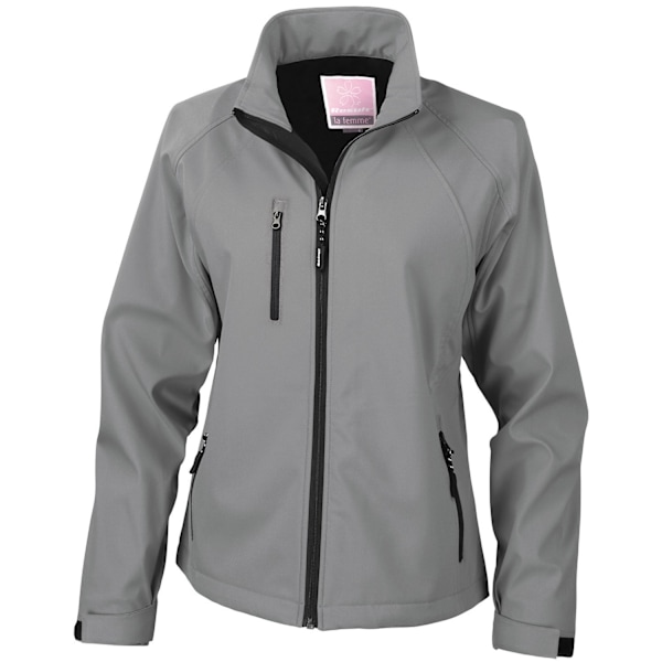 Result Dam/Dam Soft Shell Jacka 18 UK Silvergrå Silver Grey 18 UK