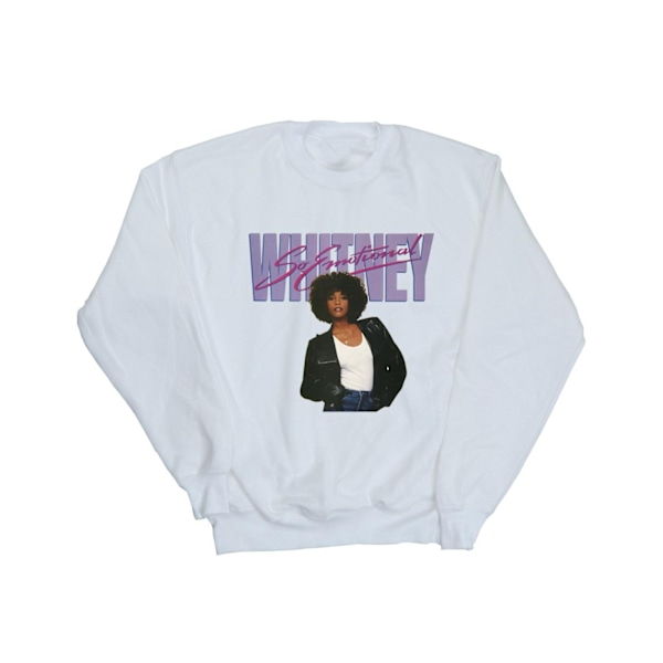 Whitney Houston Mens So Emotional Album Cover Sweatshirt XXL Wh White XXL