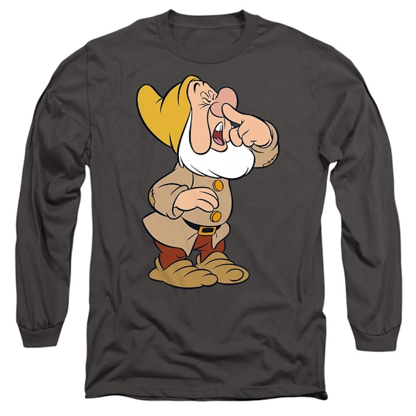 Snövit och de sju dvärgarna Unisex Vuxen Nyser T-Shirt L C Charcoal L