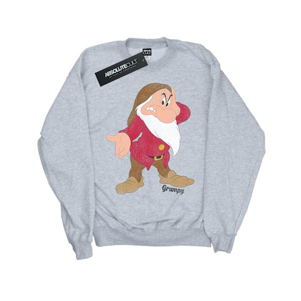 Disney Flickor Snövit Och De Sju Dvärgarna Klassisk Grumpy Sweatshirt Sports Grey 5-6 Years