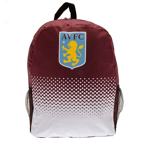 Aston Villa FC Fade Ryggsäck One Size Claret Red/White Claret Red/White One Size