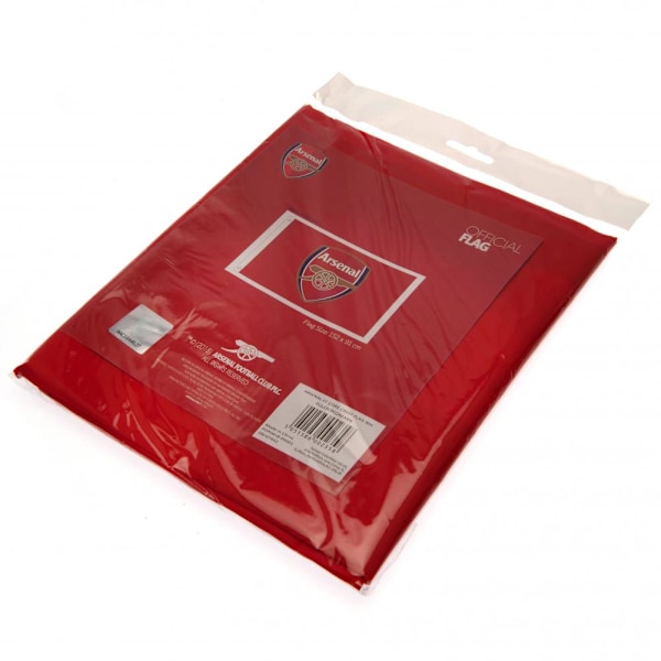 Arsenal FC Core Crest Flag One Size Röd Red One Size