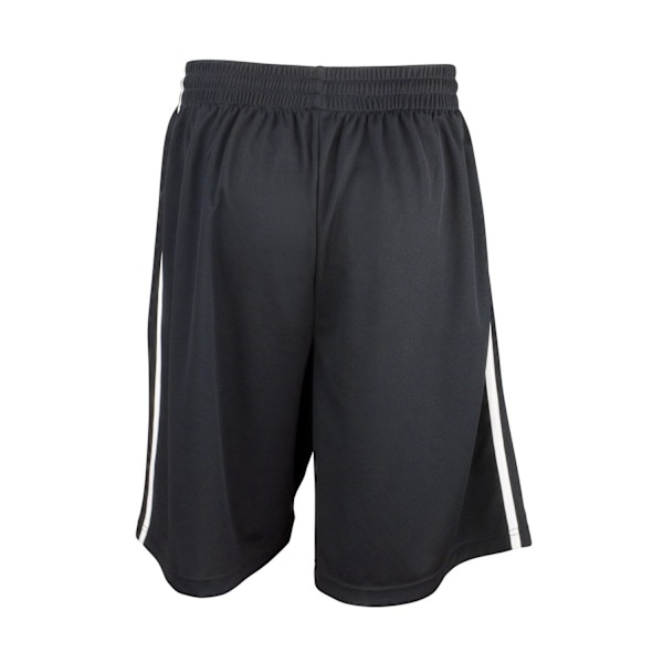 Spiro Herr Basket Shorts L Svart/Vit Black/White L