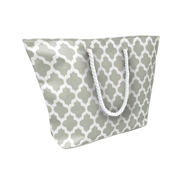 Hem & Living Marockansk kylväska One Size Grå/Vit Grey/White One Size