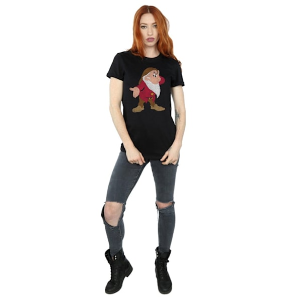 Snövit och de sju dvärgarna Dam/Dam Grumpy Bomullspojke Black 3XL