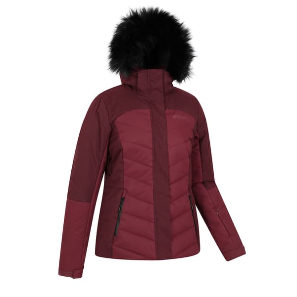 Mountain Warehouse Dam/Damer Pyrenees II Vadderad Skidjacka Berry 20 UK