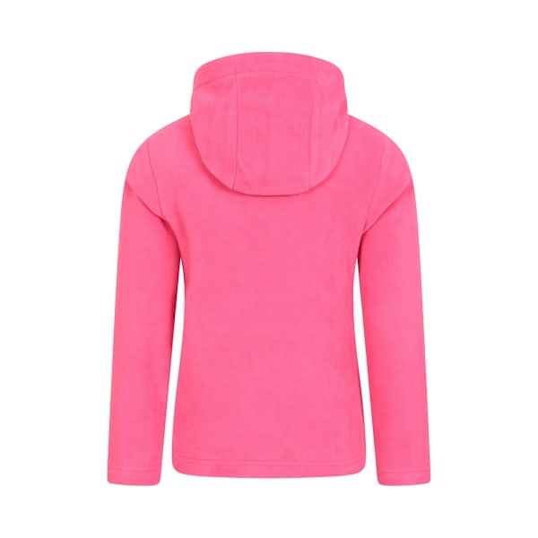 Mountain Warehouse Camber II Fleece Hoodie för Barn 7-8 År Bright Pink 7-8 Years