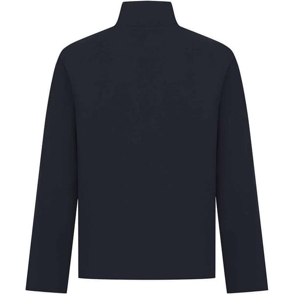 Front Row Piqué Tröja med Kvartsdragkedja Herr S Marinblå Navy S