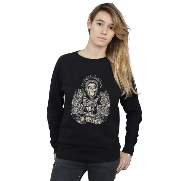 Disney Dam/Dam Coco Mama Knows Best Sweatshirt S Svart Black S