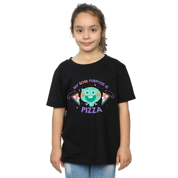 Disney Girls Soul 22 Soul Purpose Is Pizza Bomull T-shirt 12-13 Black 12-13 Years