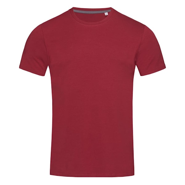 Stedman Stars Herr Clive T-shirt med Rund Hals M Bordeaux Bordeaux M