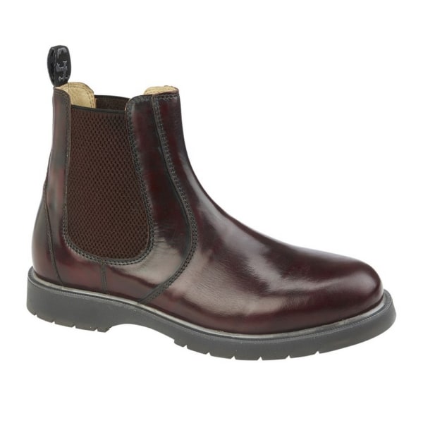 Grafters Herr Läder Chelsea Boots 9 UK Burgundy Burgundy 9 UK