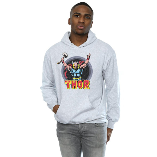 Marvel Herr Thor Arms Hoodie M Heather Grey Heather Grey M