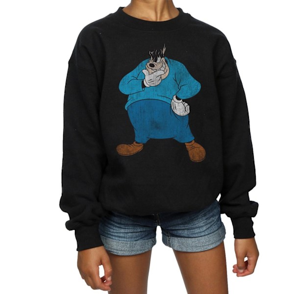 Disney Girls Classic Pete Sweatshirt 9-11 år Svart Black 9-11 Years