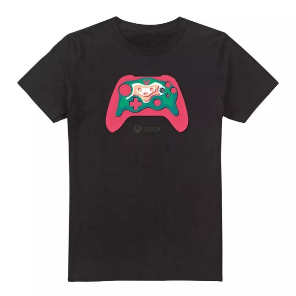 Xbox Mens Cutaway Pad T-shirt L Svart Black L