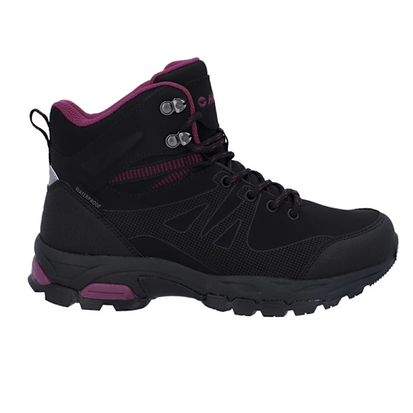 Hi-Tec Dam/Dam Jackdaw Vattentäta Mid Cut Stövlar 11 UK Bla Black/Burgundy 11 UK