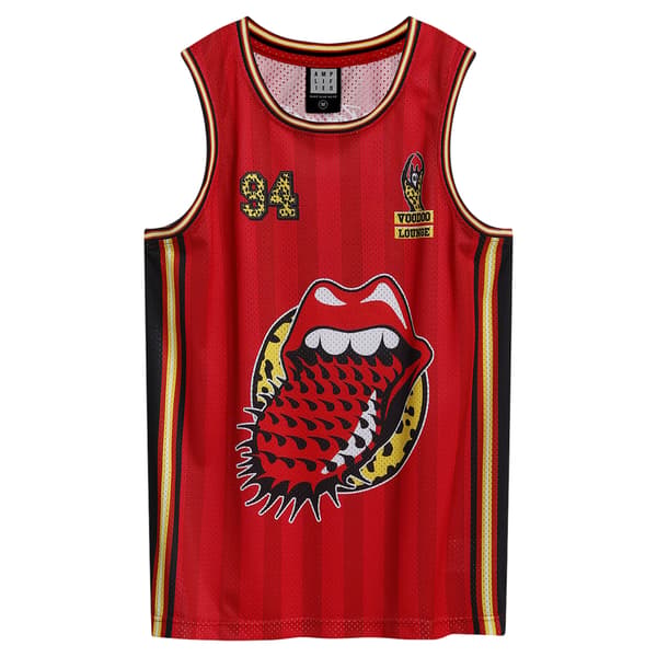 Amplified Herr Voodoo Lounge The Rolling Stones Basketbollströja Red L