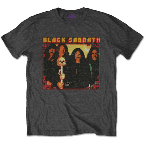 Black Sabbath Unisex Vuxen Japan Fotografi Bomull T-shirt XXL Charcoal Grey XXL