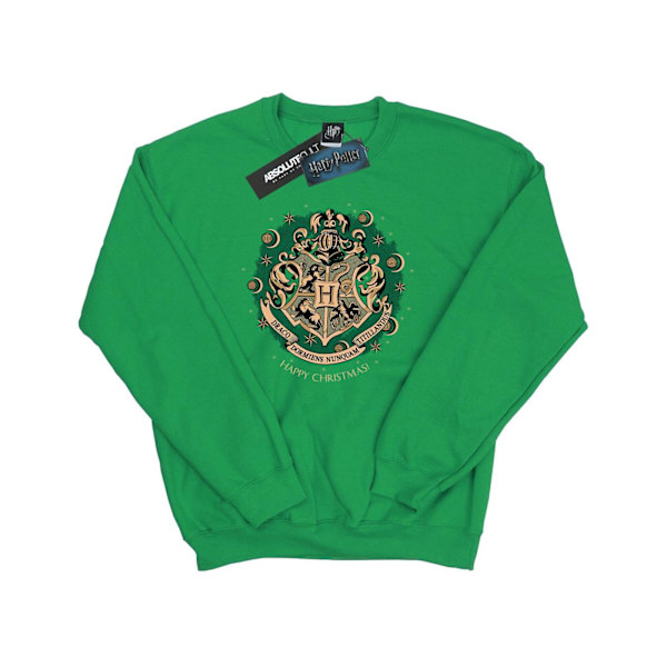 Harry Potter Julkrans Sweatshirt för Herr L Irländsk Grön Irish Green L