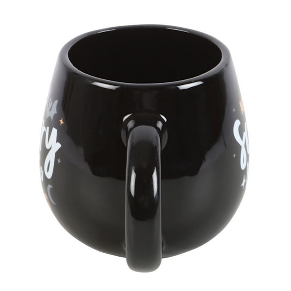 Something Different Min Läskiga Film Rundad Mugg One Size Svart/Vit Black/White One Size