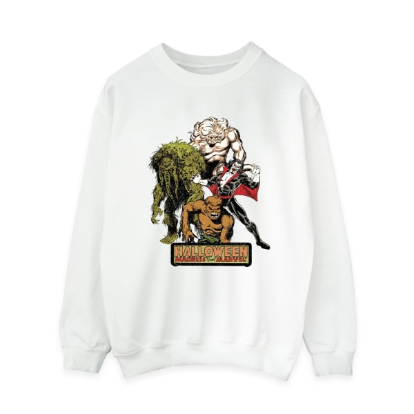 Marvel Womens/Ladies Halloween Monsters Sweatshirt XL Svart Black XL