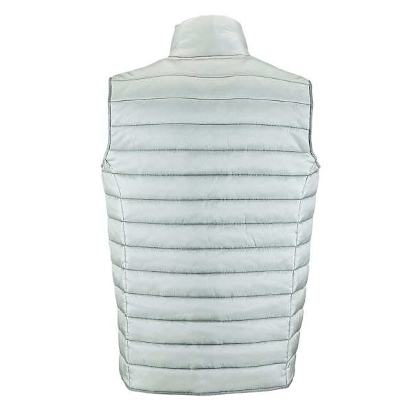 SOLS Herr Wave Vadderad Vattenavvisande Bodywarmer/Gilet 3XL Meta Metal Grey 3XL