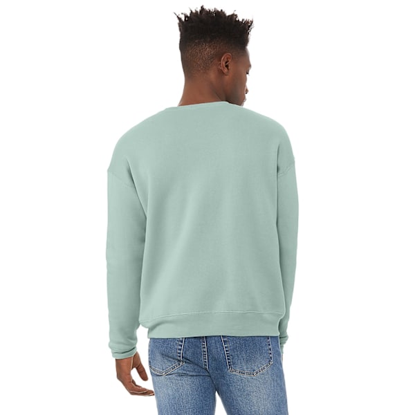 Bella + Canvas Unisex Vuxen Fleece Drop Shoulder Sweatshirt M D Dusty Blue M