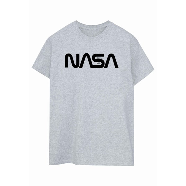 NASA Dam/Damer Modern Logo Boyfriend T-Shirt 3XL Sports Grå Sports Grey 3XL