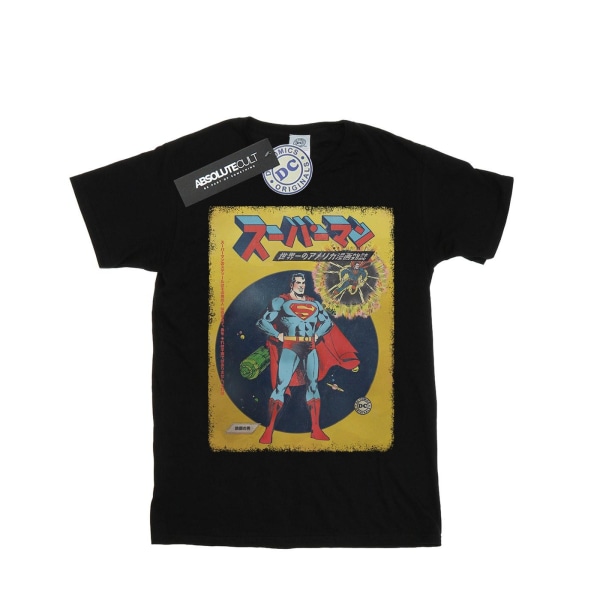 DC Comics Mens Superman International Cover T-Shirt XXL Svart Black XXL