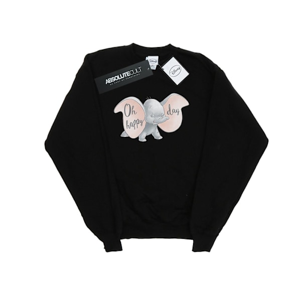 Disney Mens Dumbo Happy Day Sweatshirt XL Svart Black XL