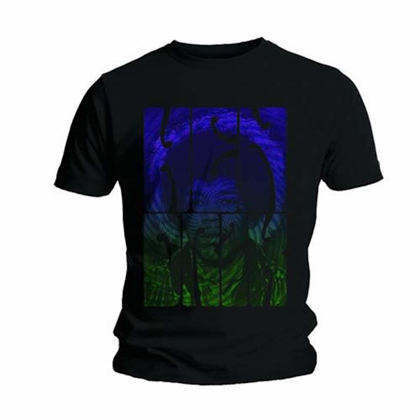 Jimi Hendrix Unisex Vuxen Swirly Text Bomulls T-Shirt M Svart Black M