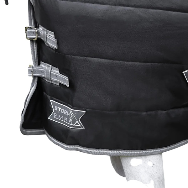 StormX Empra Combi Combo Neck 200g Häst Stalltäcke 4´ 9 Svart Black 4´ 9